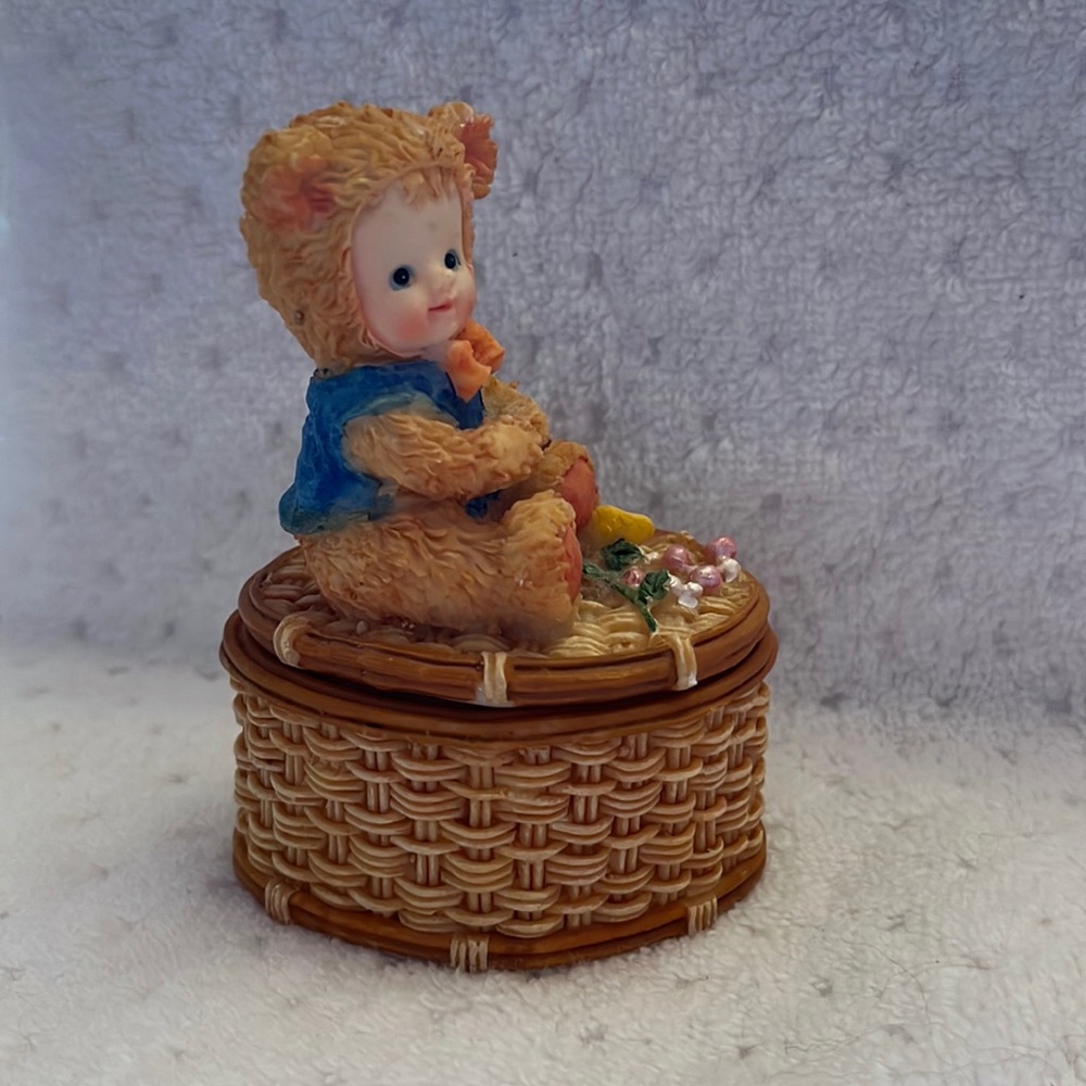 (3 for $10!) Unique Teddy Bear Trinket Box